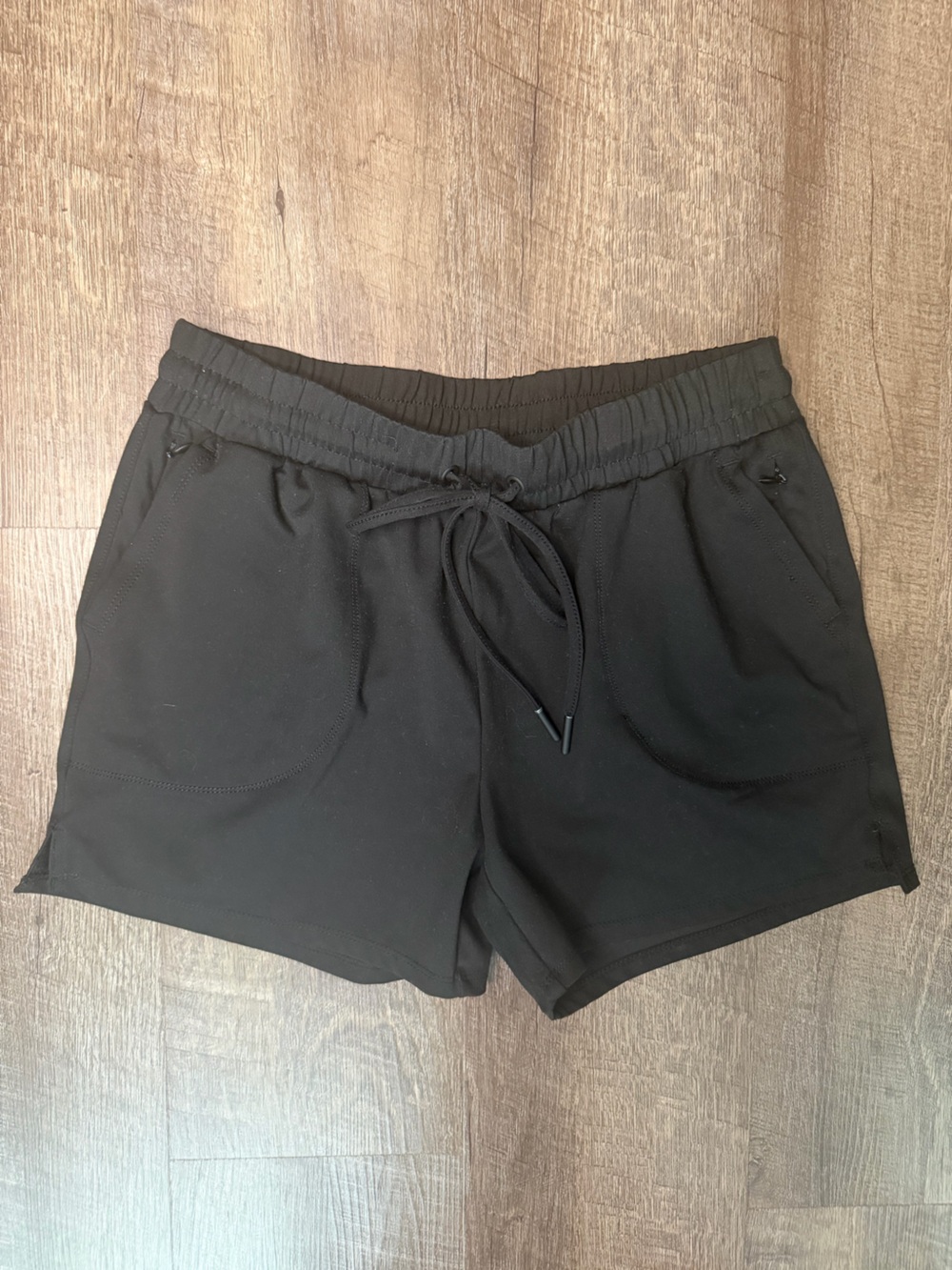 Rachel Zoe Black Drawstring Athletic Shorts